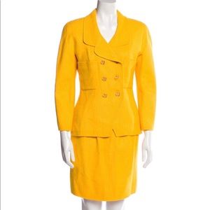Authentic Chanel Skirt Suit